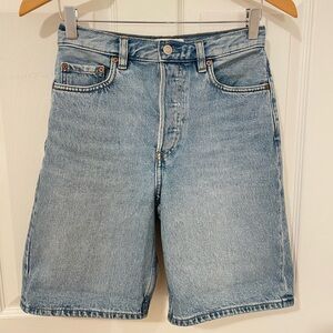& Other Stories Light Blue Jean Shorts